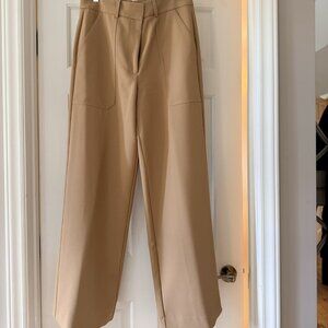 Veronica Beard • Cole Wide-Leg Pant – Khaki | Size 8- ✨ Worn once